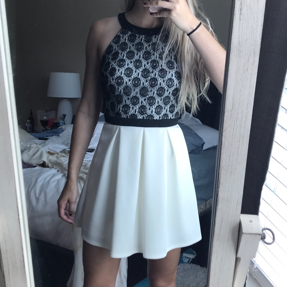 Black and White Dress